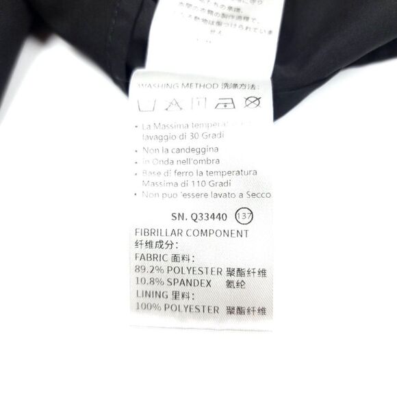 HAVVA Ballet Bow Back Tailored Seam Fit and Flare Mini Dress Black Minimal Small - Picture 11 of 11